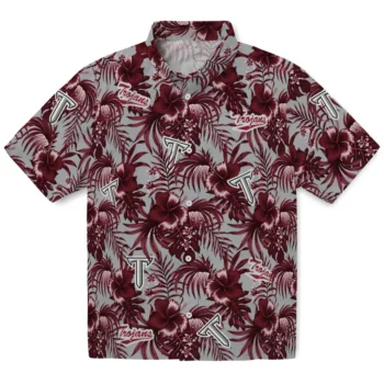 troy trojans hibiscus exotic red hawaiian shirts best selling