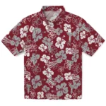 Troy Trojans Hawaiian Shirt – Hibiscus Flower Design