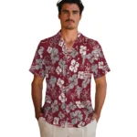 Troy Trojans Hawaiian Shirt – Hibiscus Flower Design