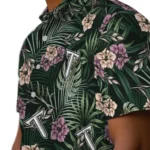 Troy Trojans Hawaiian Shirt – Hibiscus Leaves Pattern