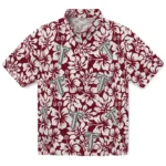 Troy Trojans Hawaiian Shirt – Hibiscus Motif