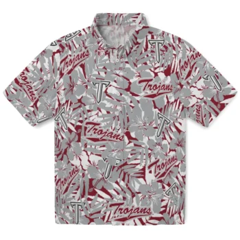 troy trojans hibiscus overlay hawaiian shirts best selling