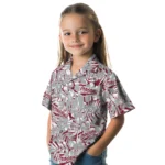 Troy Trojans Hawaiian Shirt – Hibiscus Overlay