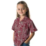 Troy Trojans Hawaiian Shirt – Leaf Outline