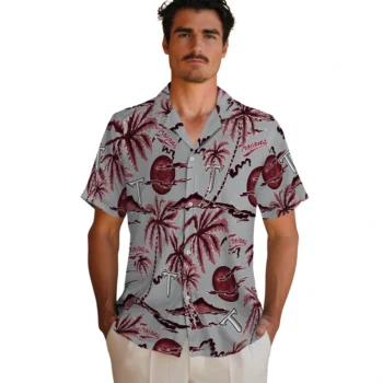 troy trojans palm sunset hawaiian shirts fashion forward