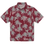 Troy Trojans Hawaiian Shirt – Palm Tree Motif