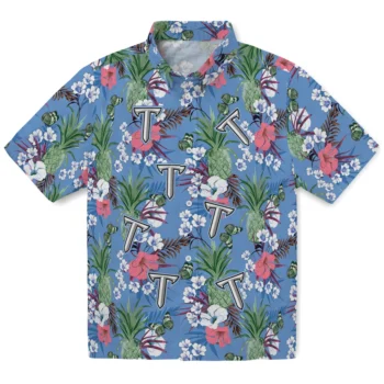 troy trojans pineapple bouquet best sky blue hawaiian shirts best selling