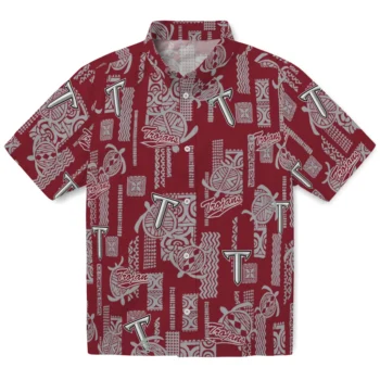 troy trojans turtle lines red hawaiian shirts best selling