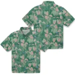 Tulane Green Wave Hawaiian Shirt – Anthurium Overlay