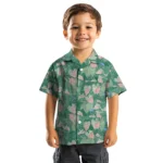 Tulane Green Wave Hawaiian Shirt – Anthurium Overlay