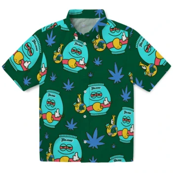 tulane green wave bong smile green hawaiian shirts best selling