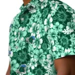 Tulane Green Wave Hawaiian Shirt – Hibiscus Blooms