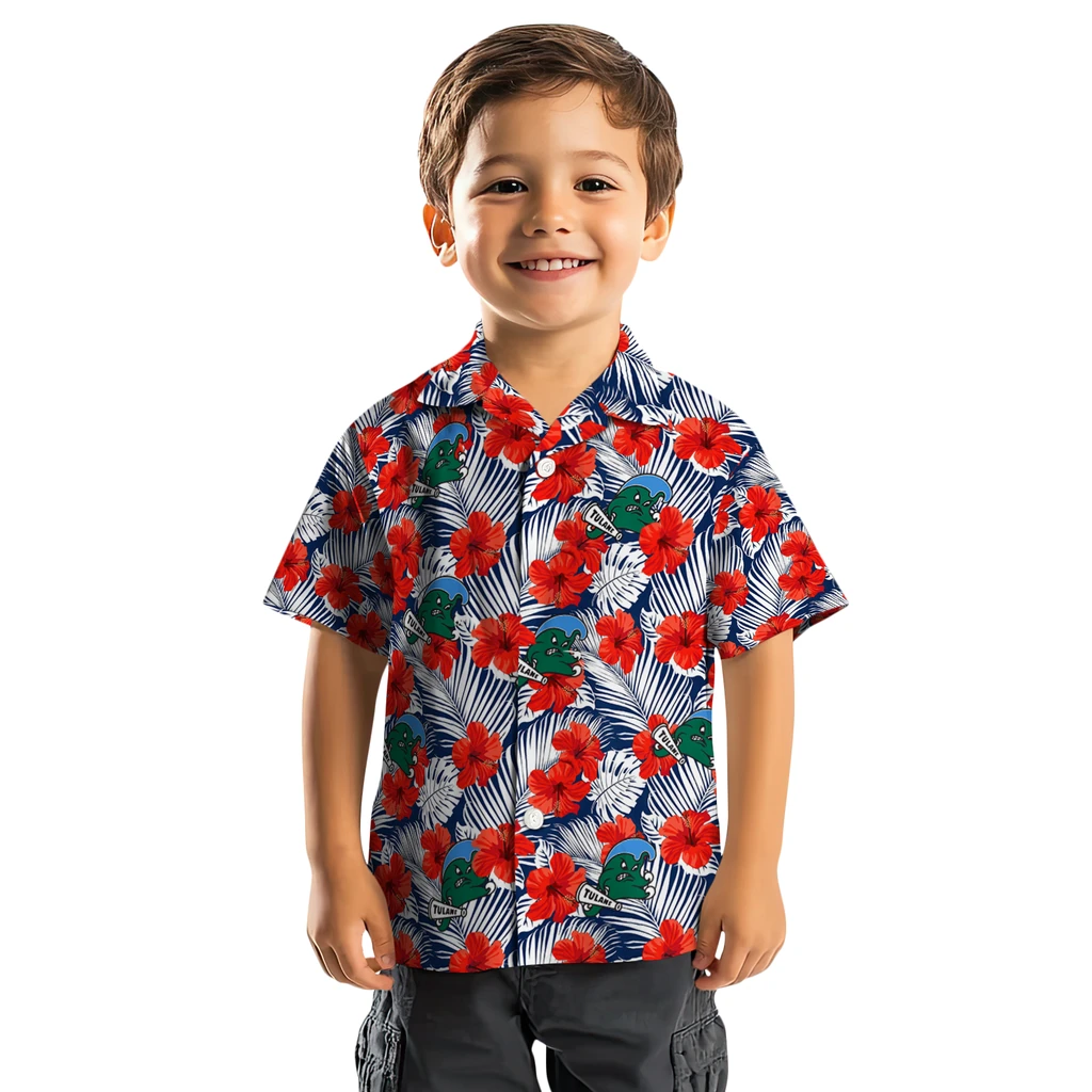 Tulane Green Wave Hawaiian Shirt - Hibiscus Fiesta tulane green wave hibiscus fiesta red royal blue hawaiian shirts top rated
