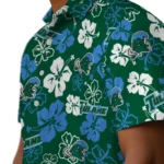 Tulane Green Wave Hawaiian Shirt – Hibiscus Flower Design