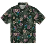 Tulane Green Wave Hawaiian Shirt – Hibiscus Leaves Pattern