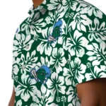 Tulane Green Wave Hawaiian Shirt – Hibiscus Motif