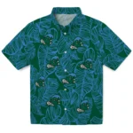 Tulane Green Wave Hawaiian Shirt – Leaf Outline