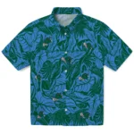 Tulane Green Wave Hawaiian Shirt – Monstera Layer
