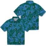 Tulane Green Wave Hawaiian Shirt – Monstera Layer