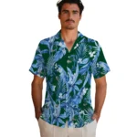 Tulane Green Wave Hawaiian Shirt – Palm Leaves