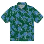 Tulane Green Wave Hawaiian Shirt – Palm Tree Motif