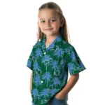 Tulane Green Wave Hawaiian Shirt – Palm Tree Motif