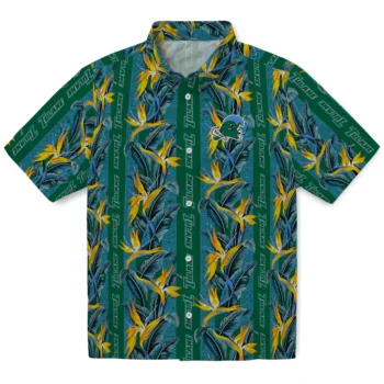 tulane green wave paradise vines green hawaiian shirts best selling