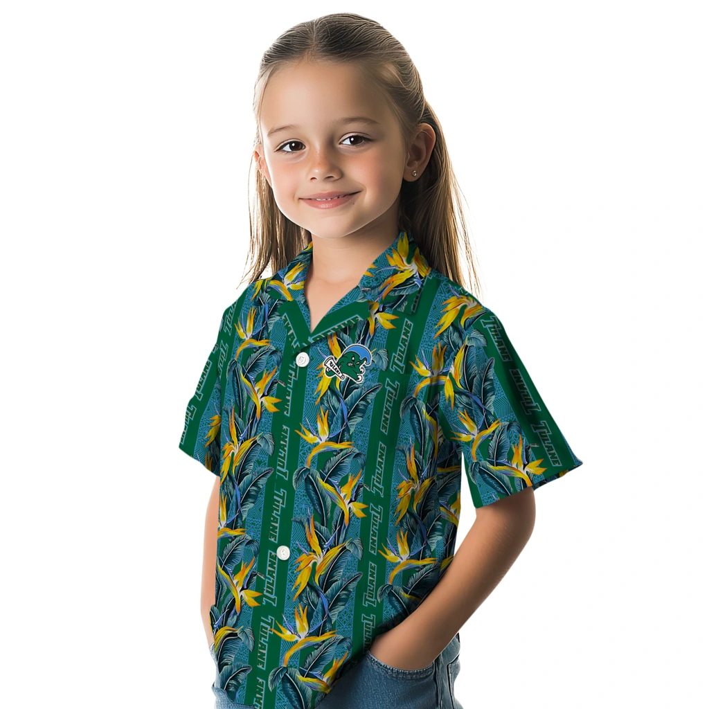 Tulane Green Wave Hawaiian Shirt - Paradise Vines tulane green wave paradise vines green hawaiian shirts premium grade