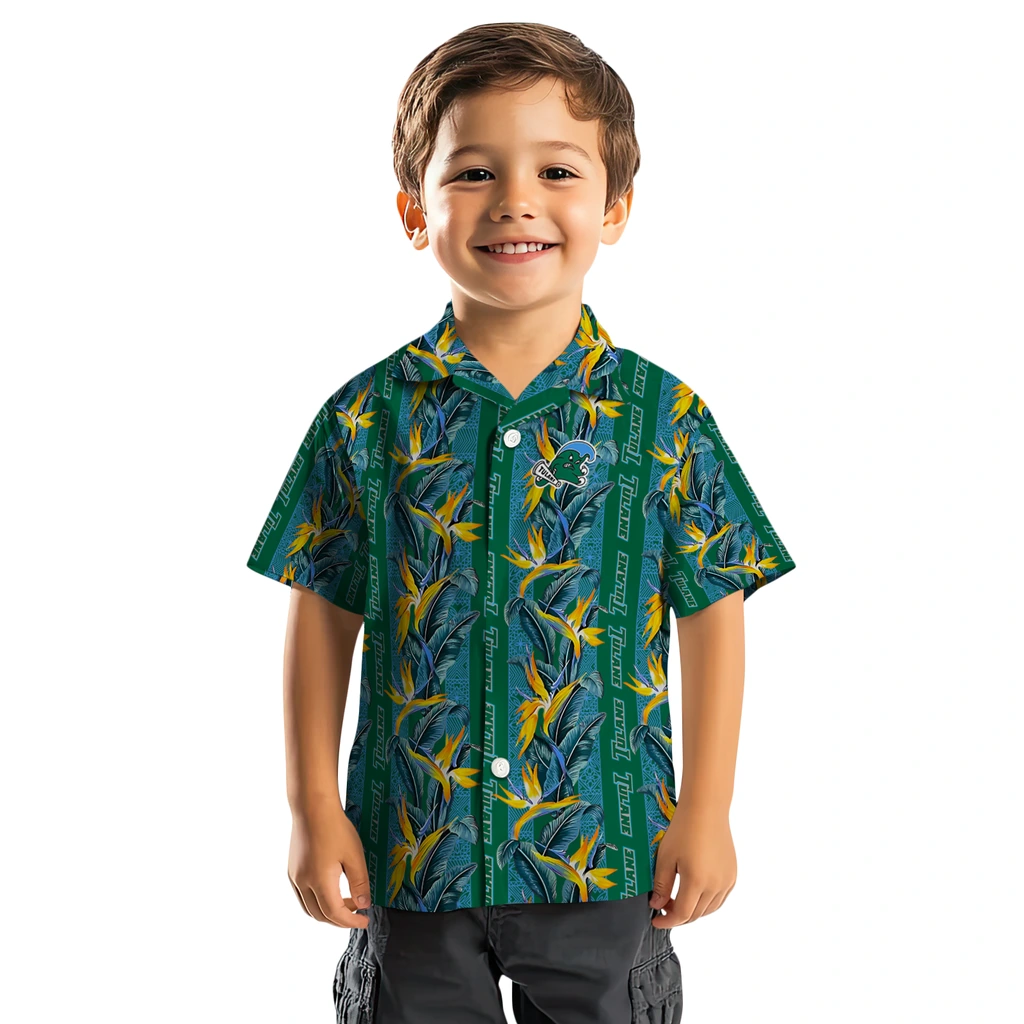 Tulane Green Wave Hawaiian Shirt - Paradise Vines tulane green wave paradise vines green hawaiian shirts top rated