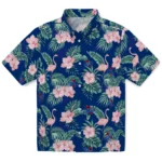 Tulsa Golden Hurricane Hawaiian Shirt – Flamingo and Hibiscus