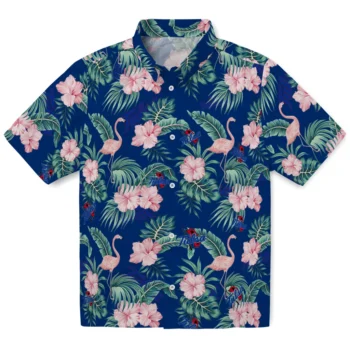 tulsa golden hurricane flamingo palms blue hawaiian shirts best selling