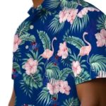 Tulsa Golden Hurricane Hawaiian Shirt – Flamingo and Hibiscus