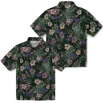 Tulsa Golden Hurricane Hawaiian Shirt – Hibiscus Leaves Pattern
