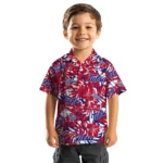 Tulsa Golden Hurricane Hawaiian Shirt – Hibiscus Overlay