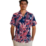 Tulsa Golden Hurricane Hawaiian Shirt – Palm Leaves