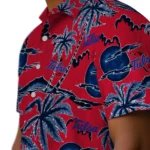 Tulsa Golden Hurricane Hawaiian Shirt – Palm Sunset