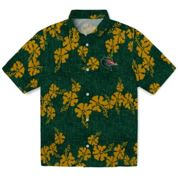 uab blazers hibiscus petals green hawaiian shirts best selling