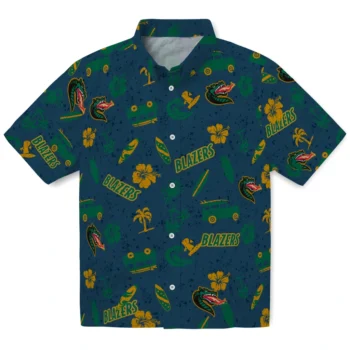 uab blazers beach vibe navy hawaiian shirts best selling