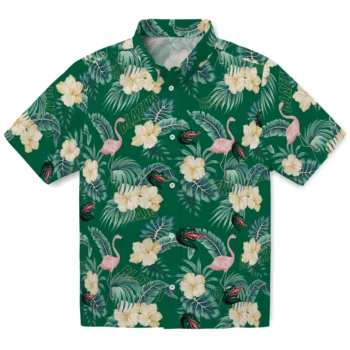 uab blazers flamingo palms green hawaiian shirts best selling