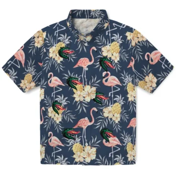 uab blazers flamingo hibiscus navy hawaiian shirts best selling