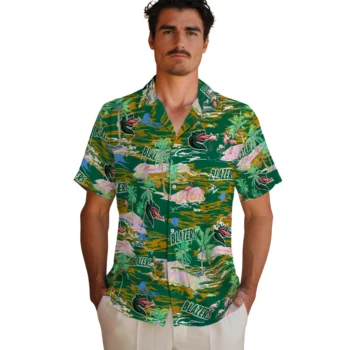 uab blazers flamingo retreat green hawaiian shirts fashion forward