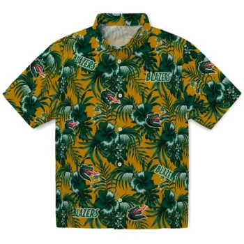 uab blazers hibiscus exotic green hawaiian shirts best selling