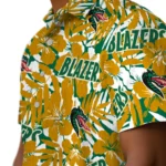 UAB Blazers Hawaiian Shirt – Hibiscus Overlay