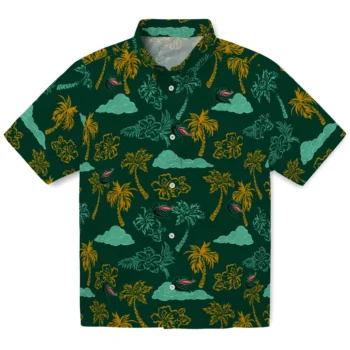 uab blazers palm and clouds green hawaiian shirts best selling