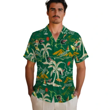 uab blazers palm tree island green hawaiian shirts fashion forward