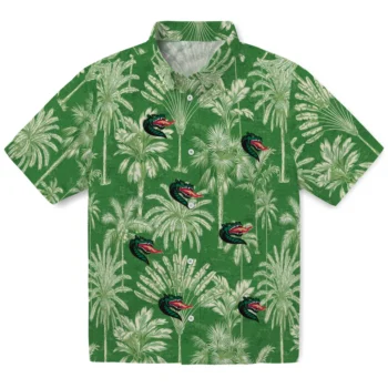 uab blazers palm shadows green hawaiian shirts best selling
