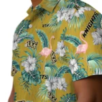UCF Knights Hawaiian Shirt – Flamingo and Hibiscus