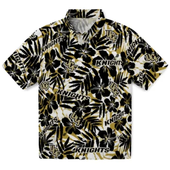 ucf knights hibiscus overlay hawaiian shirts best selling