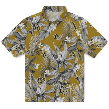 ucf knights palm leaves gold hawaiian shirts best selling
