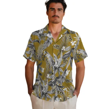 ucf knights palm leaves gold hawaiian shirts fashion forward